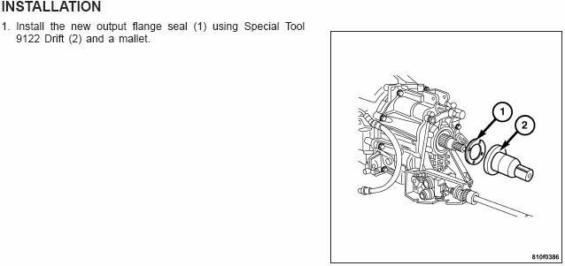21-356 Manual Transmision Service Information