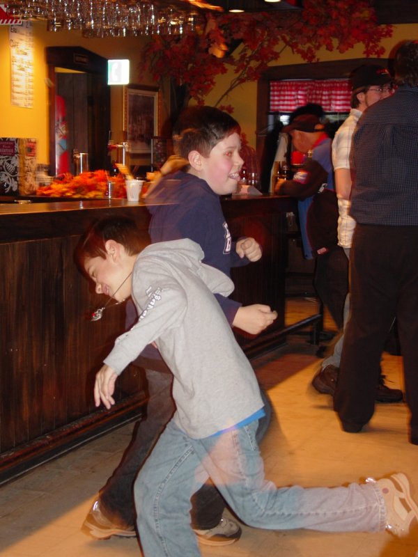 Tom and Ted dancing