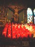 Interior of Notre Dame Basilica Montreal