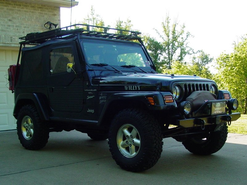 Soft Top and Gas Can Rack install
