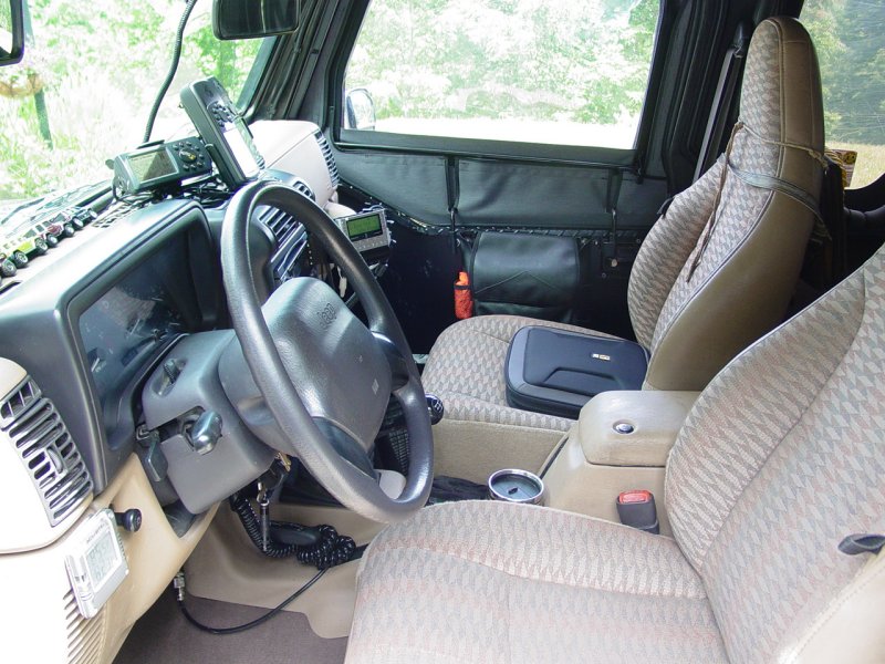 Cleaned-up front seating area
