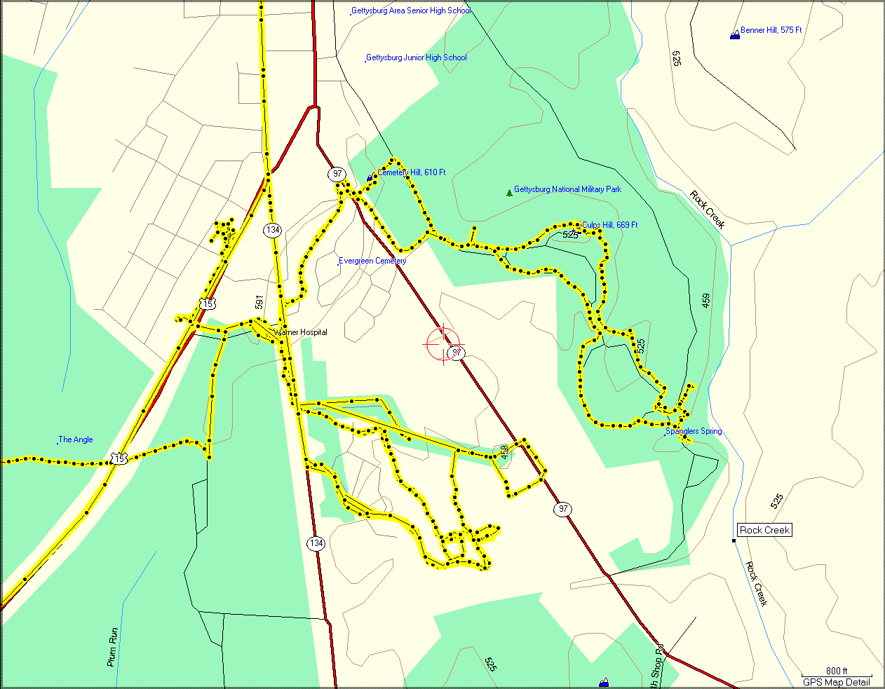Cemetery and Surrounding Area