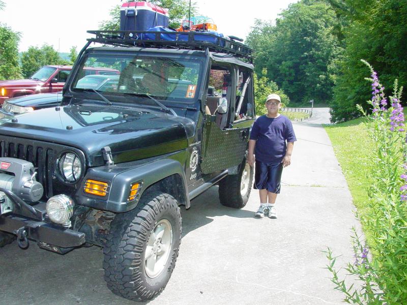 Jon Paul and the Jeep - Click to Enlarge