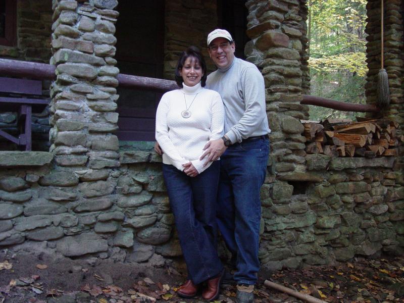 Paul and Maria at Cabin