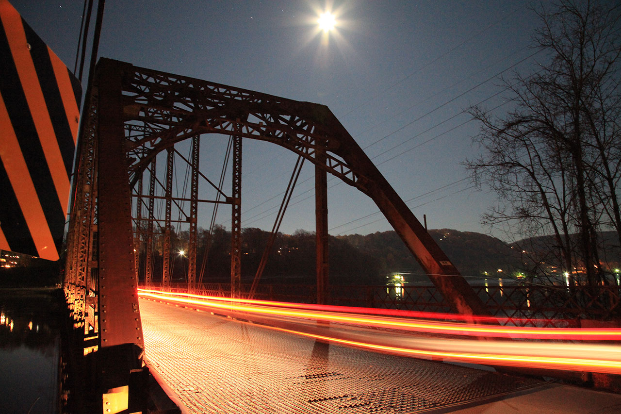 Steel Bridge at Cheat Neck - Click to Enlarge