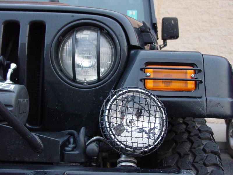Detail of Light and Fender Damage - Click to Enlarge