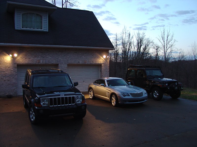 Commander, Crossfire, Wrangler