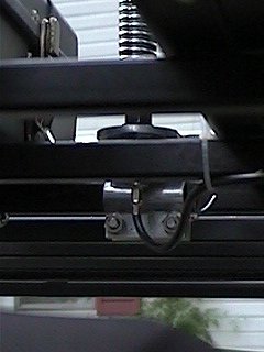 Antenna mount showing Slim Line Spring