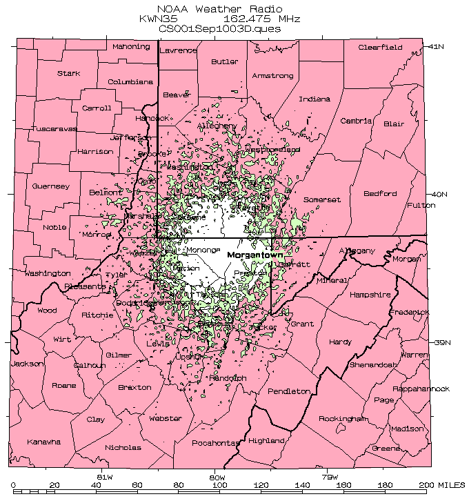 Click to View List of WV Sites and Site Broadcast Areas