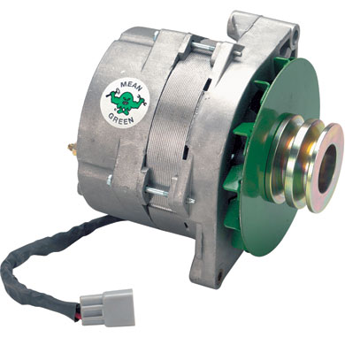 Mean Green 200 amp Alternator for 1999 Jeep Wranger Sport 4.0L 5sp