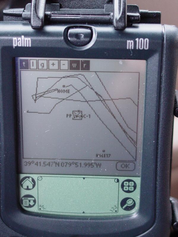 Tracking current position against loaded track with Waypoints displayed
