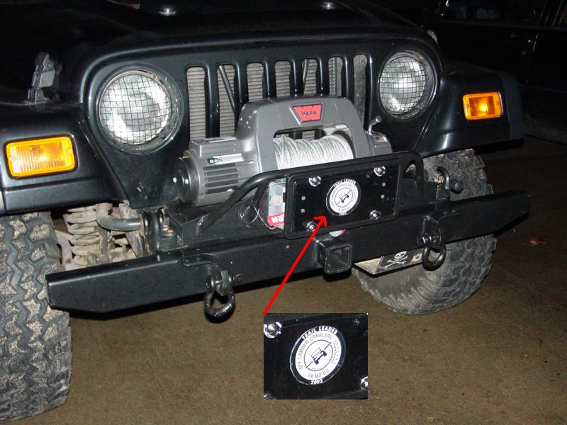 Front Plate Holder - Click to Enlarge